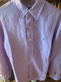 Camicia Ralph Lauren in lino e seta