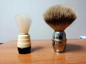 Silvertip e sintetico pennelli vintage