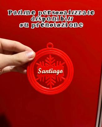 Palline di Natale personalizzate