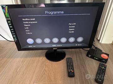TV Monitor con decoder 23 pollici ACER