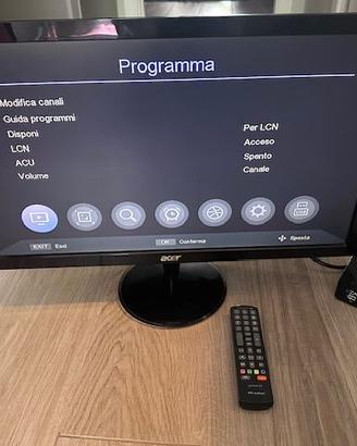 TV Monitor con decoder 23 pollici ACER