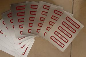 Etichette adesive vespa