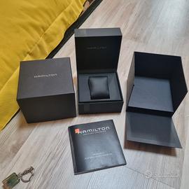 scatola orologio hamilton 
