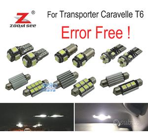 KIT 19 LAMPADE LED INTERNE PER VOLKSWAGEN VW CARAV