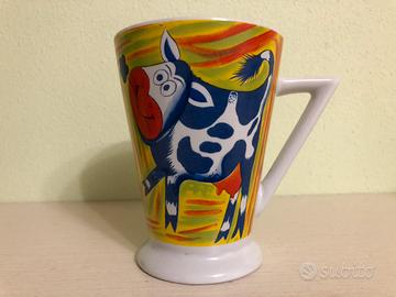 Tazza in ceramica multicolore