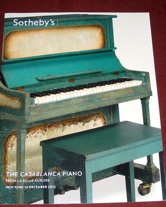Il Piano del film Casablanca - Sotheby's 2012