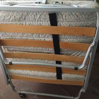 Rete a doghe pieghevole con materasso