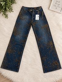 Jeans con rose