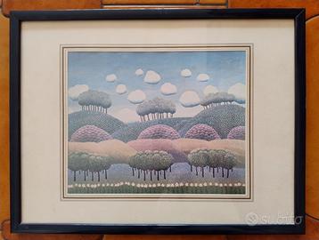 Quadro stile Naif artista Ivan Rabuzin