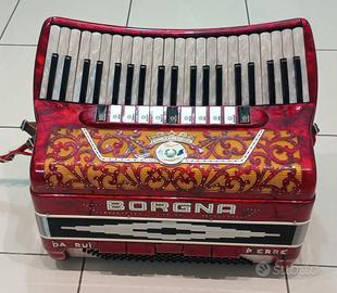 Fisarmonica Borgna 120b. 4 voci super musette 