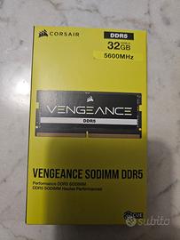 RAM CORSAIR VENGEANCE 32GB (2x16GB) DDR5 5600MHz