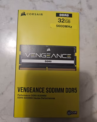 RAM CORSAIR VENGEANCE 32GB (2x16GB) DDR5 5600MHz