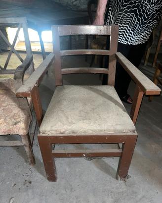 Sedie da restaurare vintage