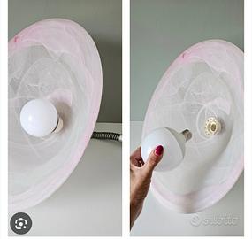 lampadario in vetro 50 cm