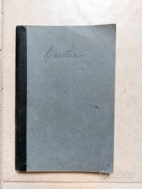 Ricettario antico manoscritto anni '50 / '60 - Qua