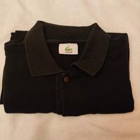 Polo Lacoste nera S uomo