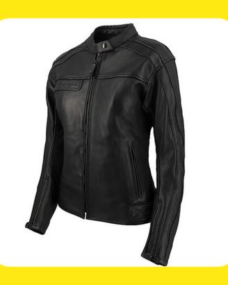 GIACCA MOTO PELLE CUSTOM OJ REASON