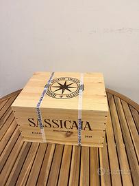6 BOTTIGLIE SASSICAIA 2019 IN CASSA MAI APERTA