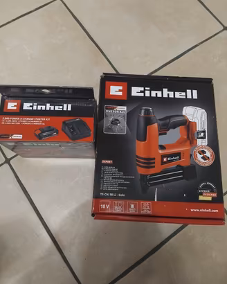 chiodatrice a batteria einhell 