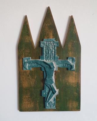 Crocifisso e Madonna con bambino