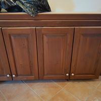 cucina in muratura completa +marmo