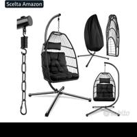 poltrona a dondolo sospesa