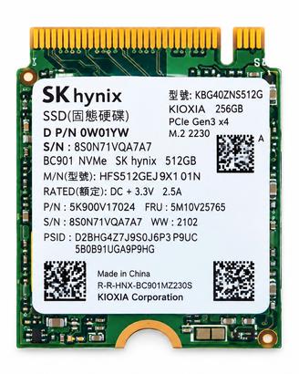 SSD M2 KIOXIA BG4 da 256GB