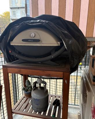 Barbecue Weber con carrello