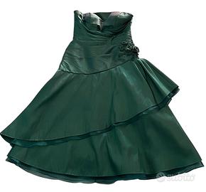 Abito cerimonia longuette tg.46 con stola