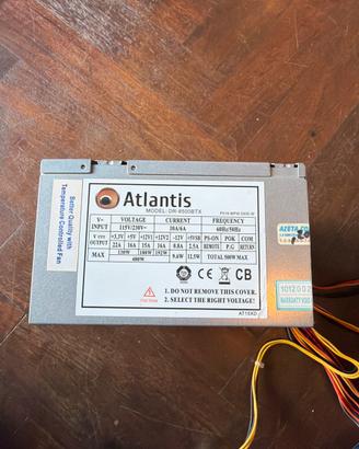 ATLANTIS ALIMENTATORE ATX 500W
