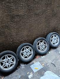 cerchi in lega più gomme per smart fourtwo 