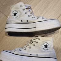 Scarpe Converse all star donna 37,5 bianco panna