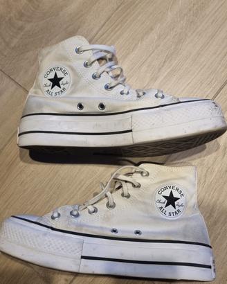 Scarpe Converse all star donna 37,5 bianco panna