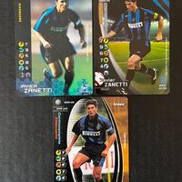 Tris Javier Zanetti Carte Football Champions