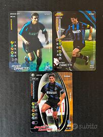 Tris Javier Zanetti Carte Football Champions
