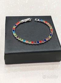 Bracciale Tennis Colore Multicolor 
