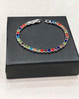 Bracciale Tennis Colore Multicolor 
