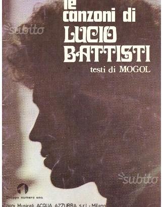 Album spartiti Lucio Battisti "Le canzoni di Lucio
