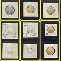 Collectible 7 Coins Italia Tunisia