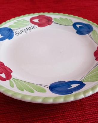 Piatto Ceramica Galvani "Guaiane" - anni '60