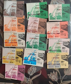 Biglietti bari calcio da collezione