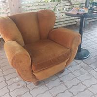 poltrona vintage da lettura