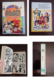 Tris fumetto Alan Ford con doppi adesivi