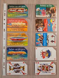 10 Schede Telefoniche – Vacanze, Gusto e Carte
