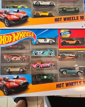 Set Hot Wheels 10 Pack Originale Mattel - 