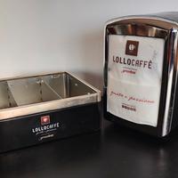 Caffè LOLLO porta tovaglioli bustine zucchero bar 