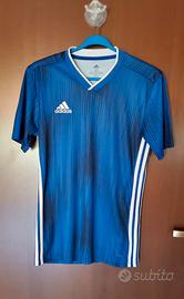 Tshirt Adidas sport Climalite blu, tg. XS uomo