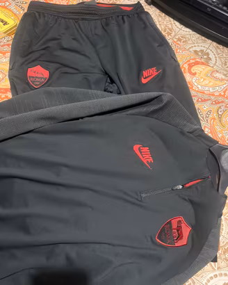 Tuta training As Roma 2019-20 felpa+pantalone tg.S