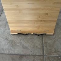 Leggio in legno, bookstand bambù, Lettura Supporto