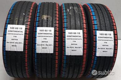 4 gomme 165 60 15 continental br361
